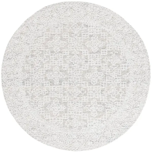 EBONY Hand Tufted 6' x 6' Round area rug