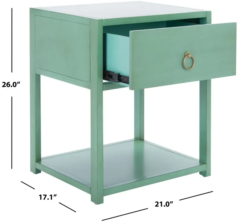 Yudi 1-Drawer Nightstand