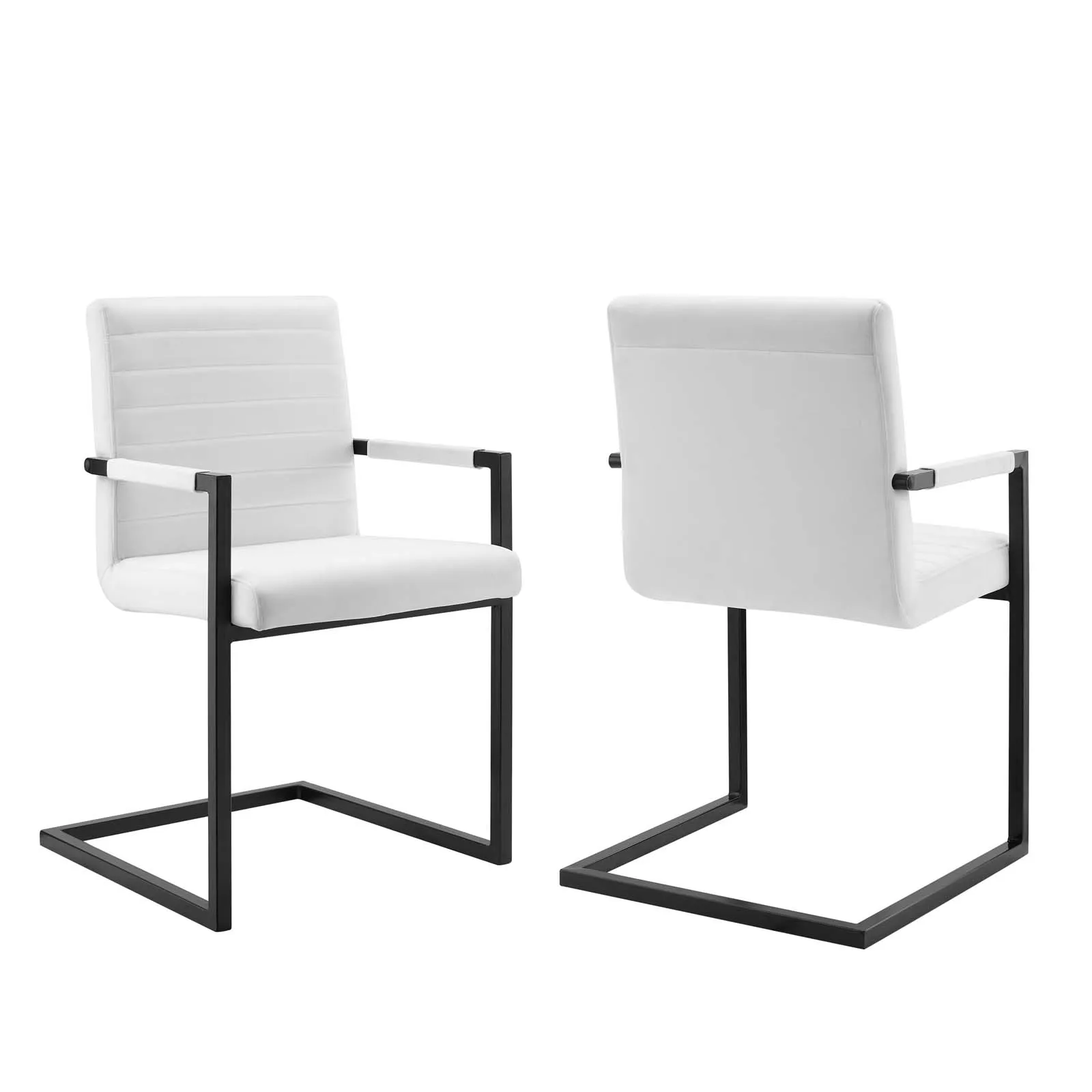 Savoy Performance Velvet Dining Chairs - Set of 2