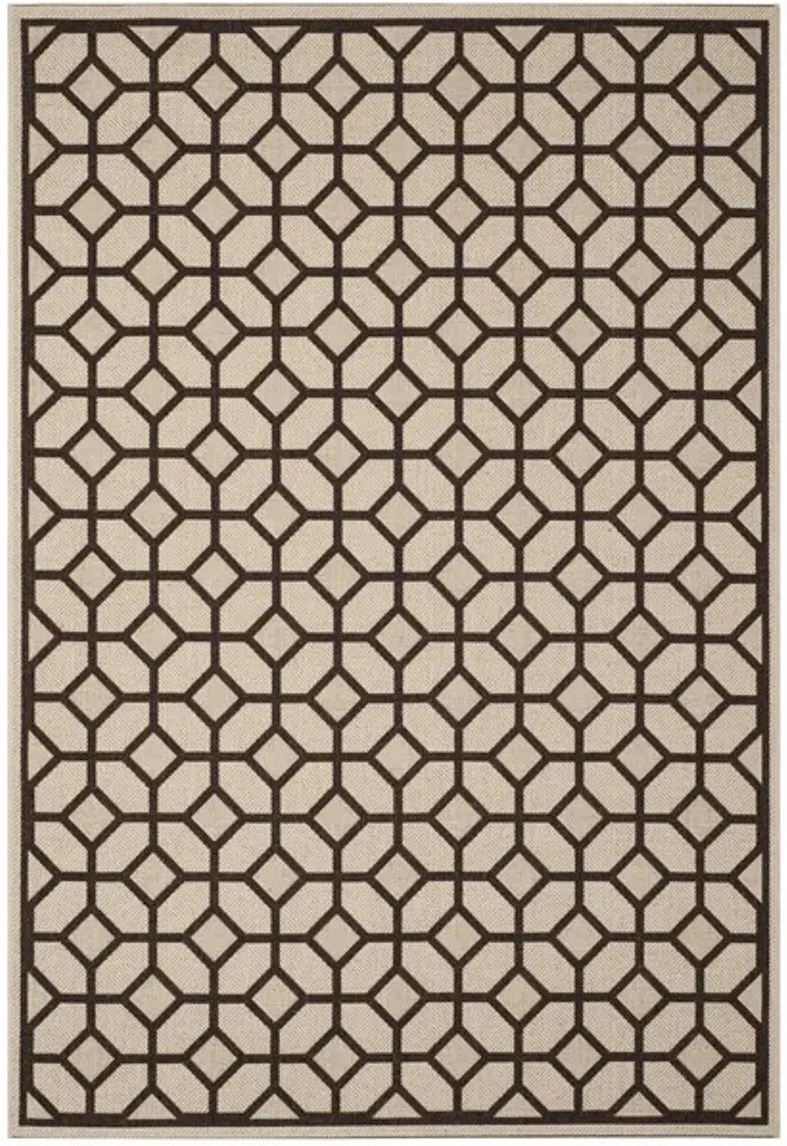 LINDEN 127 Collection LND127B-5 Natural / Brown 5'-3" X 7'-6"