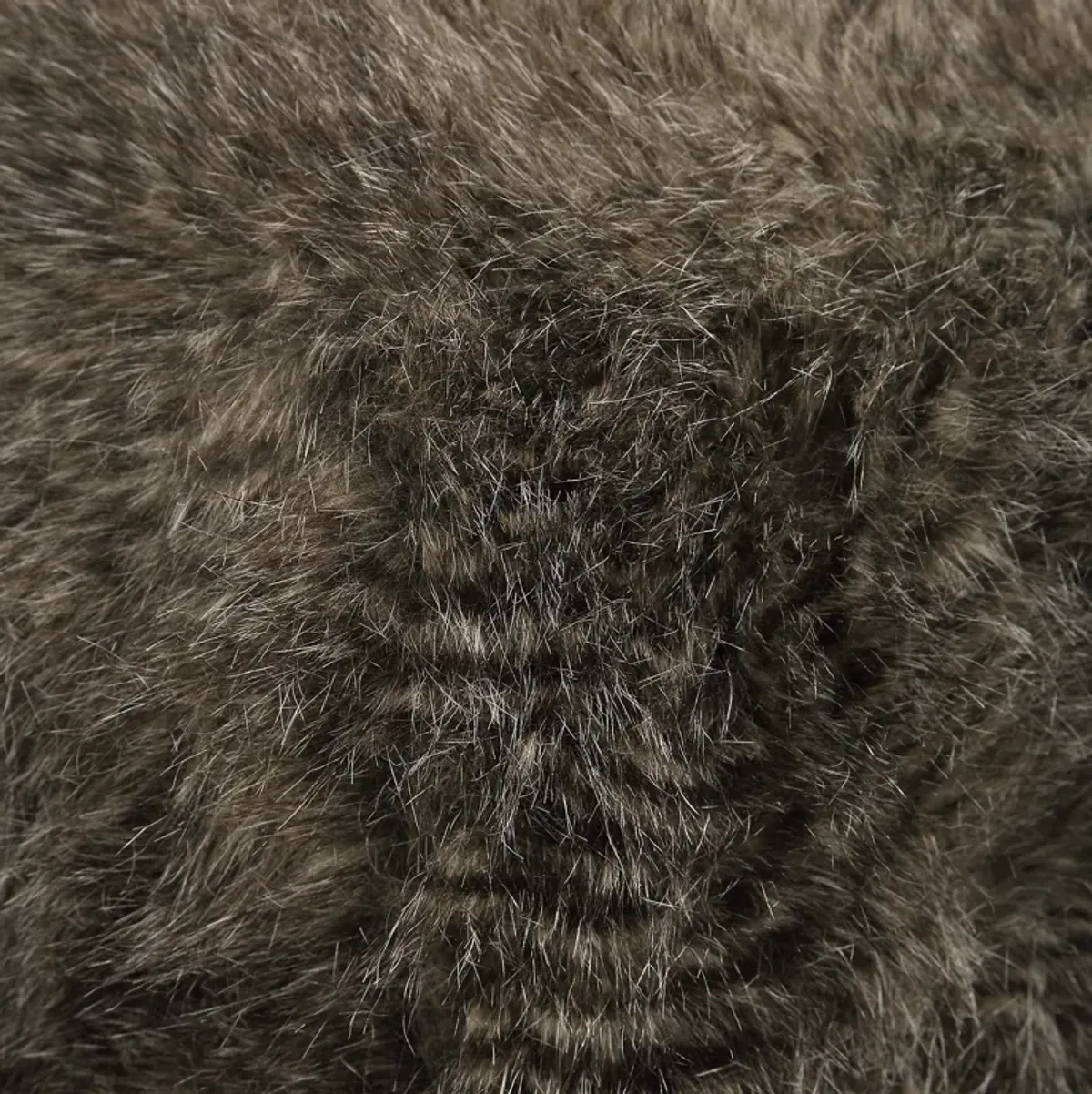 Jayna Fur Ottoman