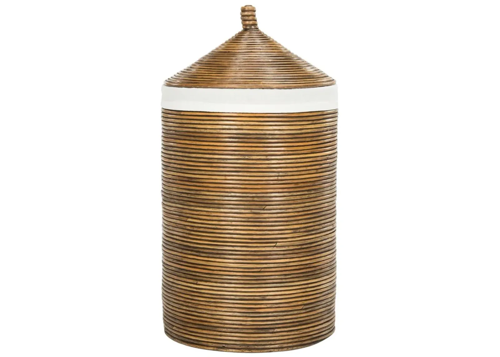 WELLINGTON RATTAN STORAGE HAMPER WITH LINER