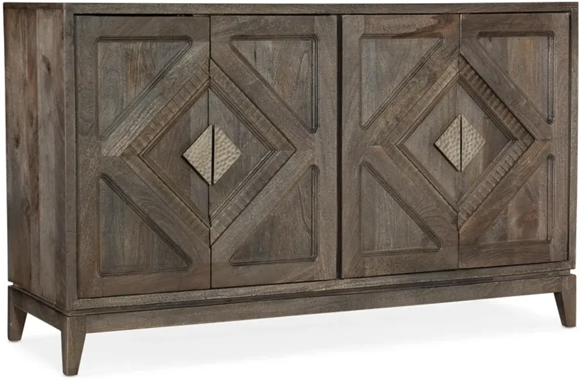 Commerce & Market Carved Accent Chest