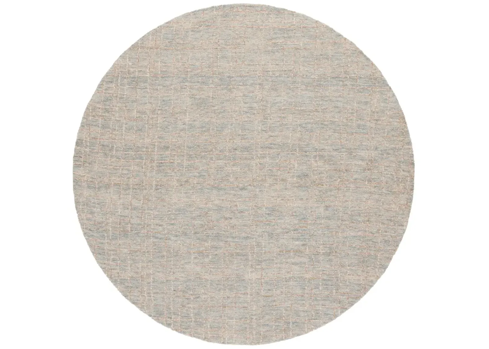 EBONY 605 BLUE  6' x 6' Round Round Rug