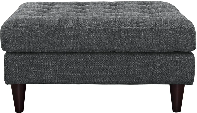 Empress Upholstered Fabric Large Ottoman