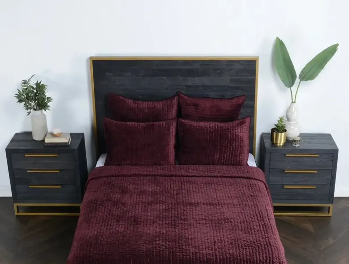 Bari Velvet Port Queen Quilt