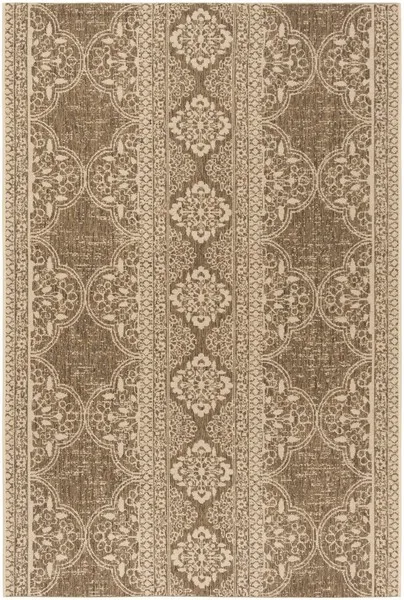 LINDEN 174 Collection LND174A-5 Cream / Beige 5'-3" X 7'-6"