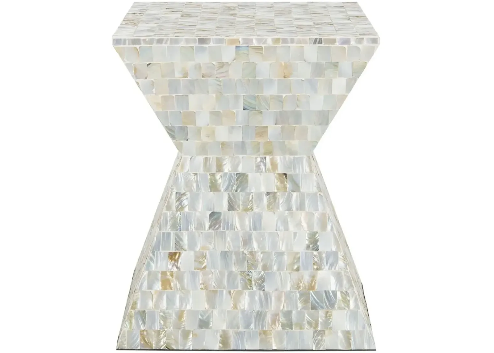 AQUAMARINE SQUARE MOSAIC STOOL