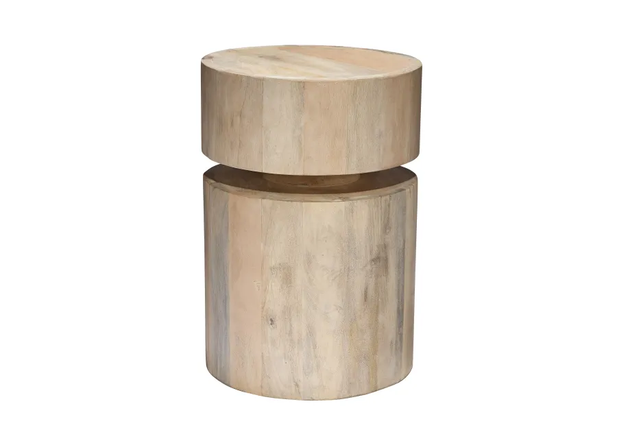 Dylan Wood Round Side Table