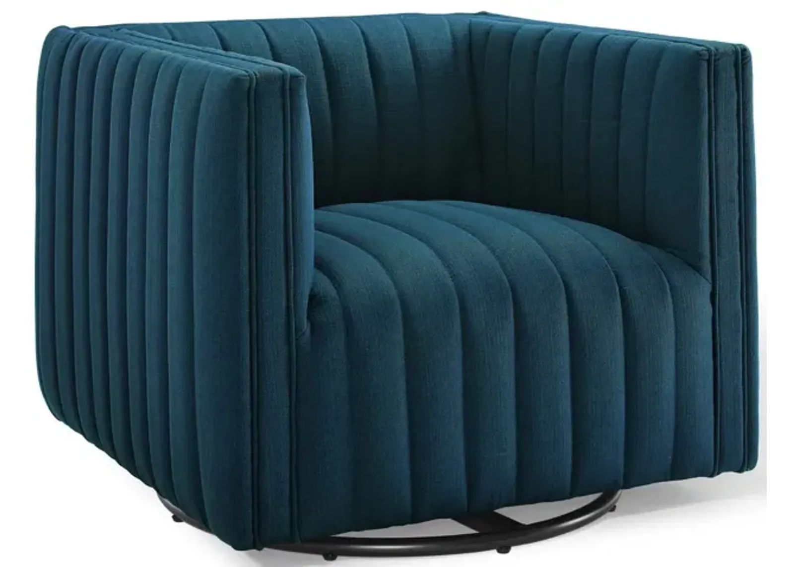 Conjure Tufted Swivel Upholstered Armchair