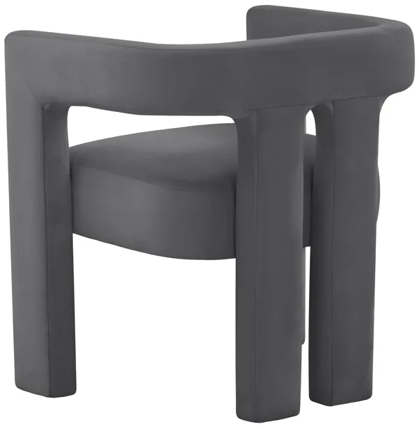 Sloane Dark Grey Velvet Chair