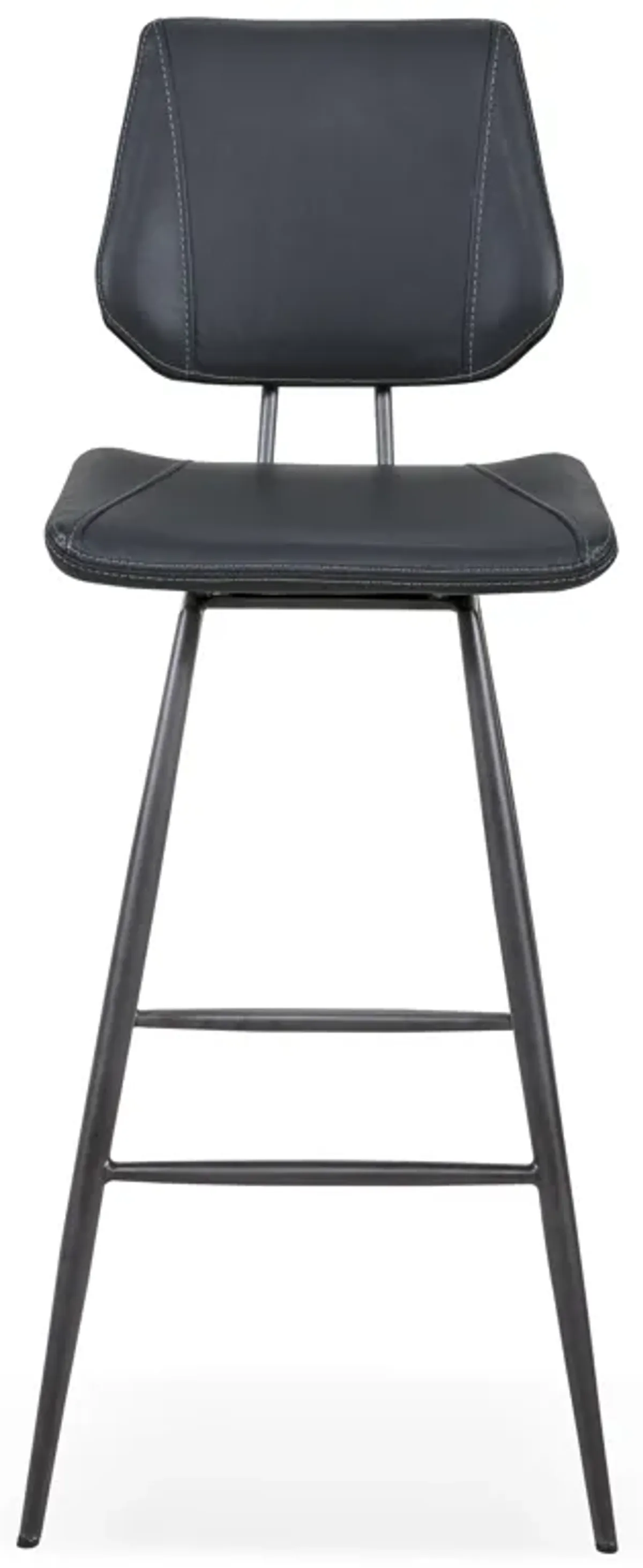 Vinson Modern Swivel Bar Stool in Cobalt