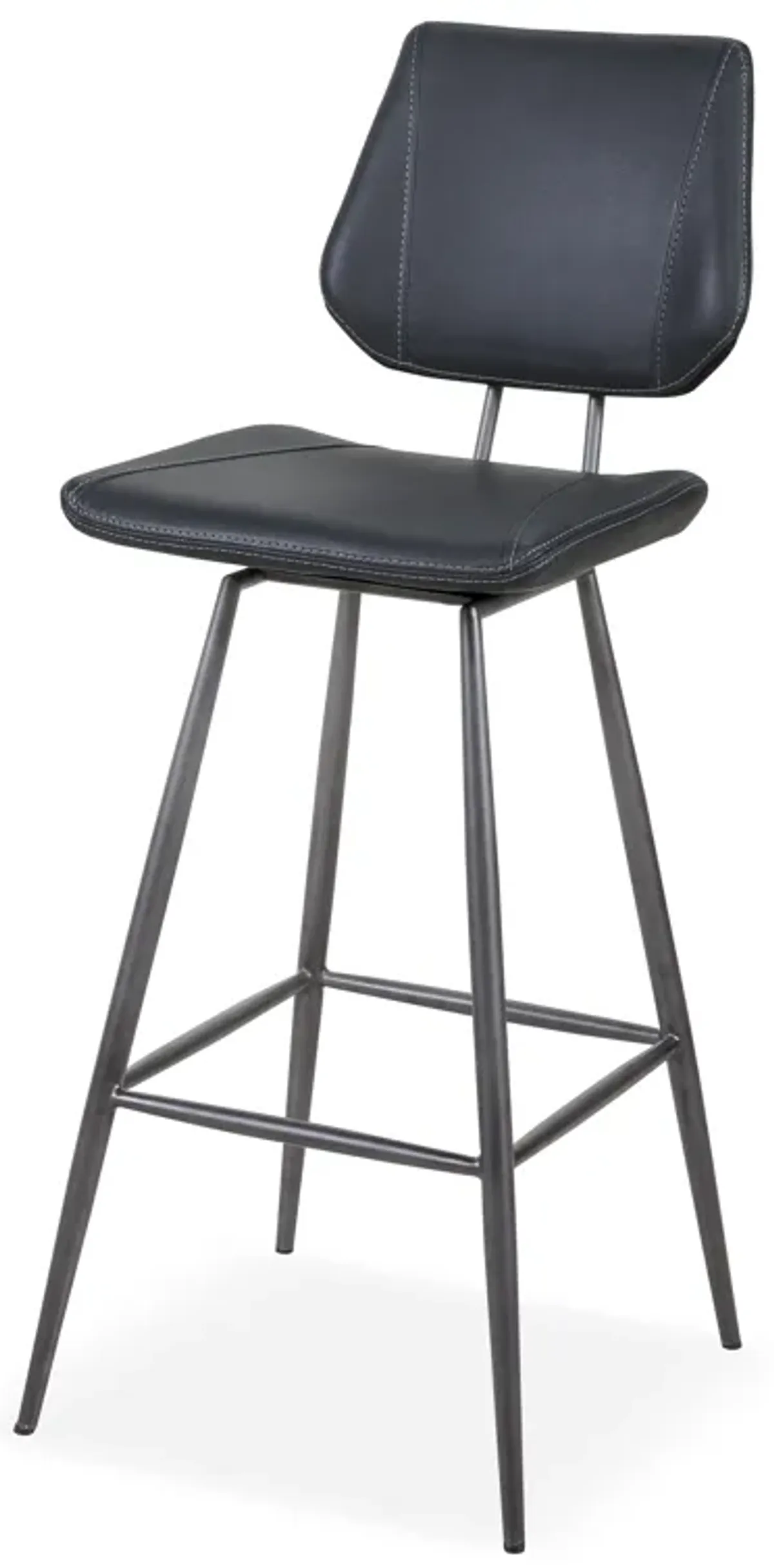 Vinson Modern Swivel Bar Stool in Cobalt