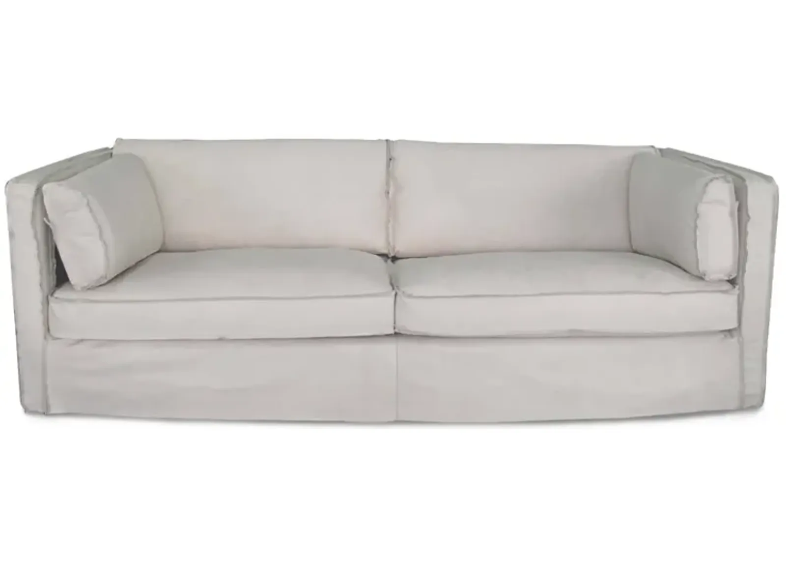 Gypsy Leather Sofa (Cappuccino White)