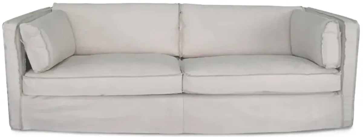 Gypsy Leather Sofa (Cappuccino White)