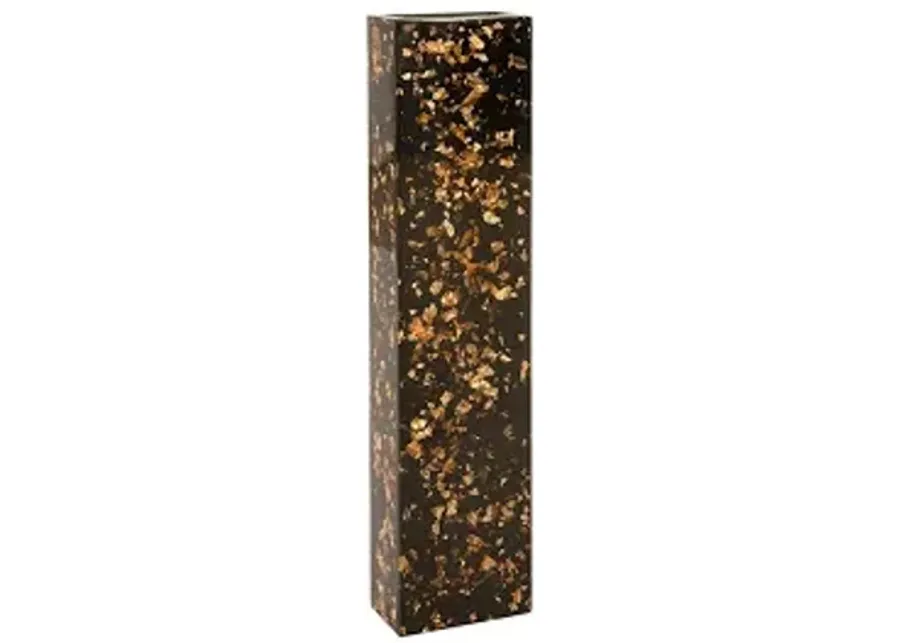 Captured Gold Flake Vase