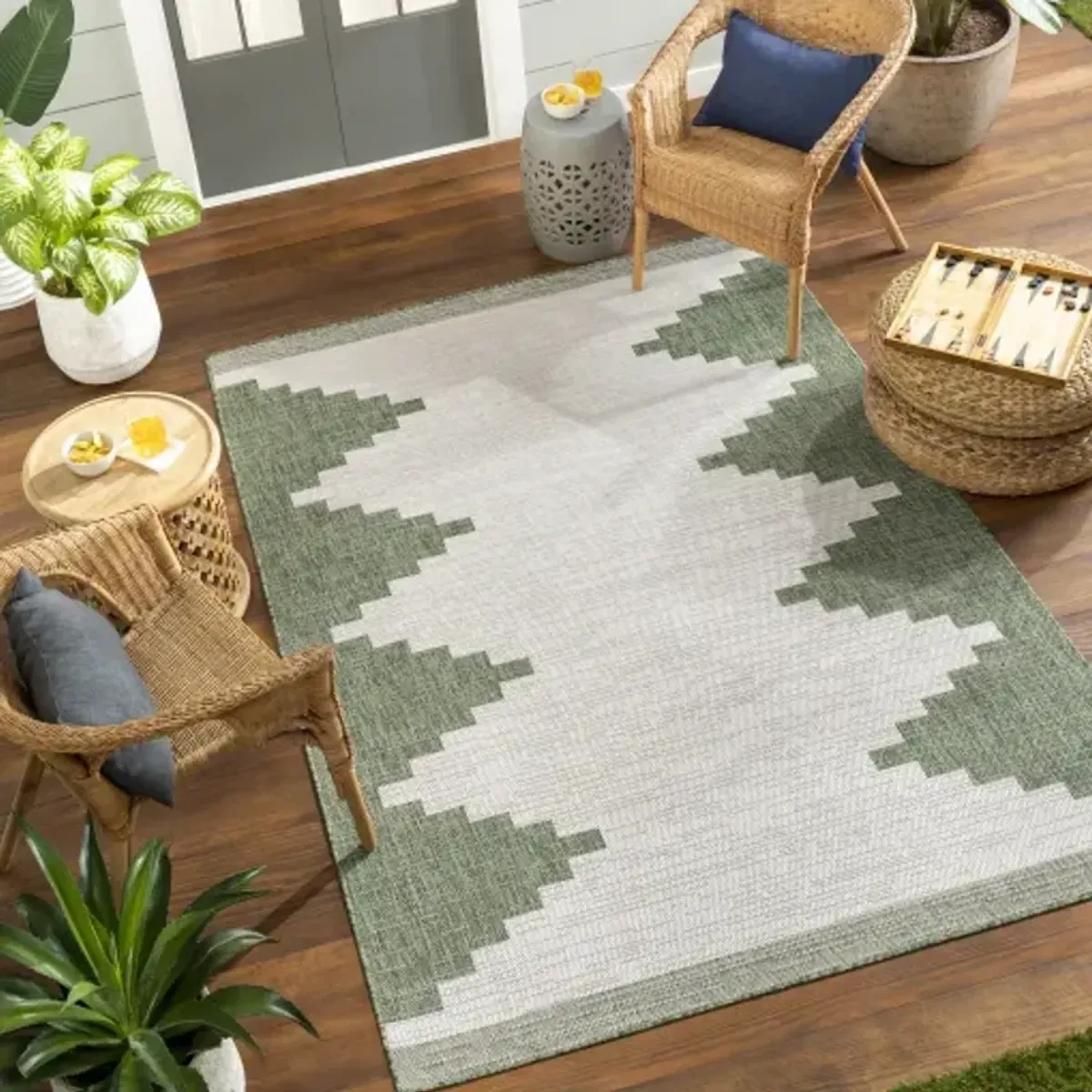 Eagean EAG-2435 6'7" x 6'7" Machine Woven Rug