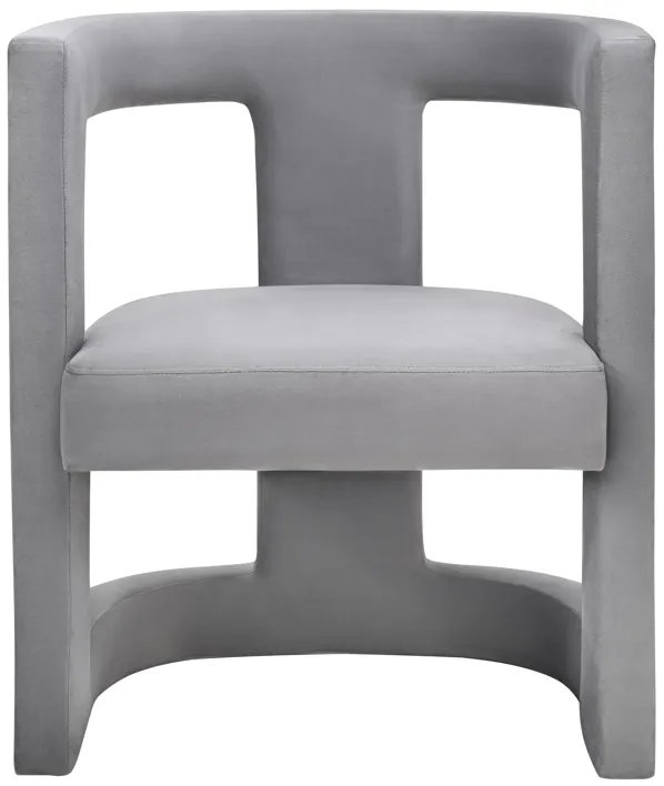 Ada Grey Velvet Chair