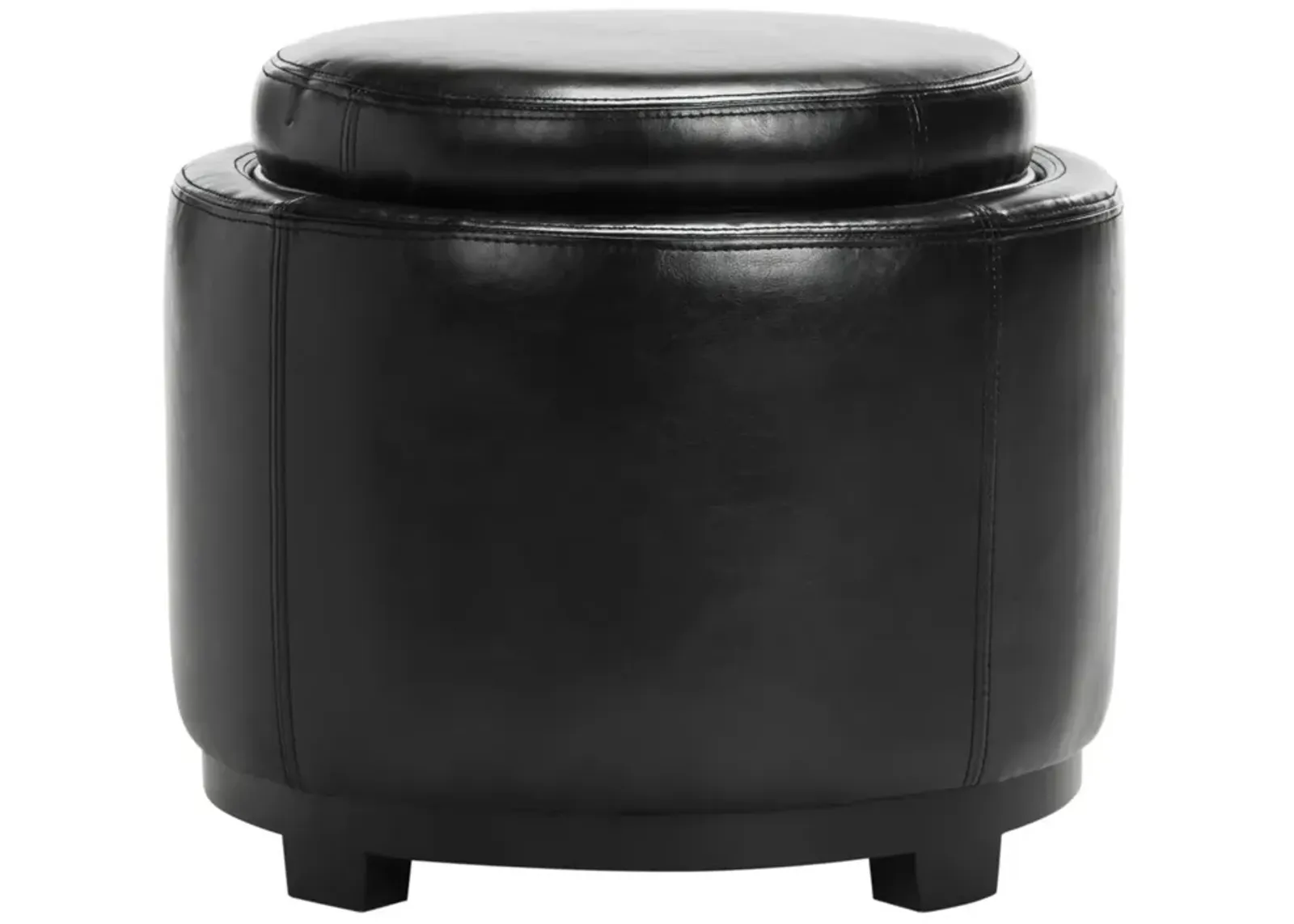 ROUND STORAGE TRAY OTTOMAN