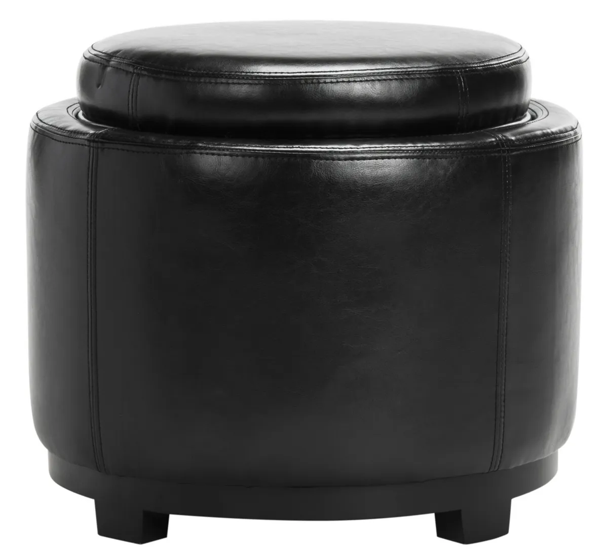 ROUND STORAGE TRAY OTTOMAN