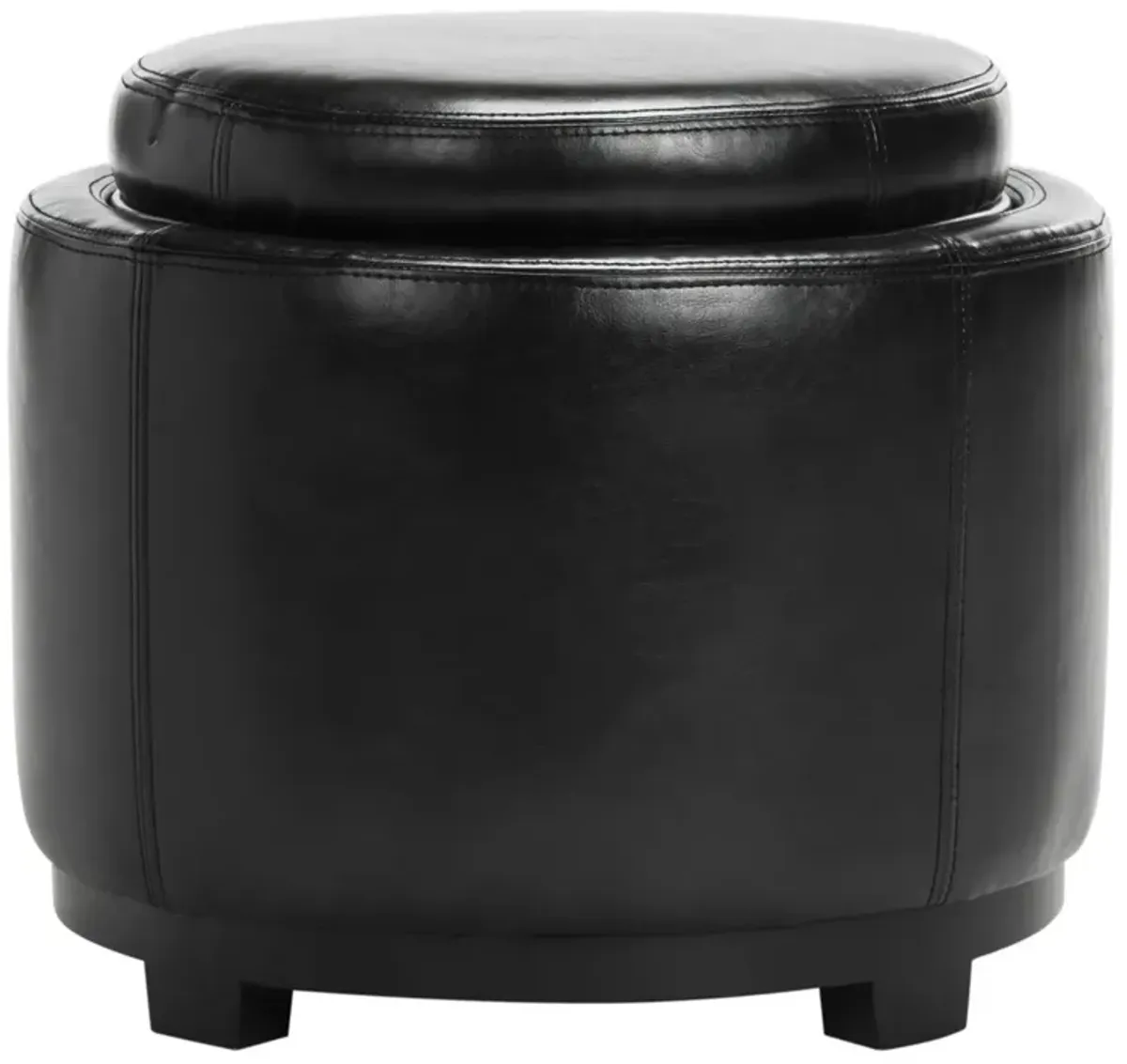 ROUND STORAGE TRAY OTTOMAN