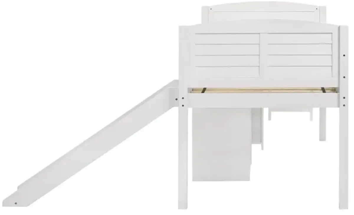 Millie Twin Workstation Loft Bed White