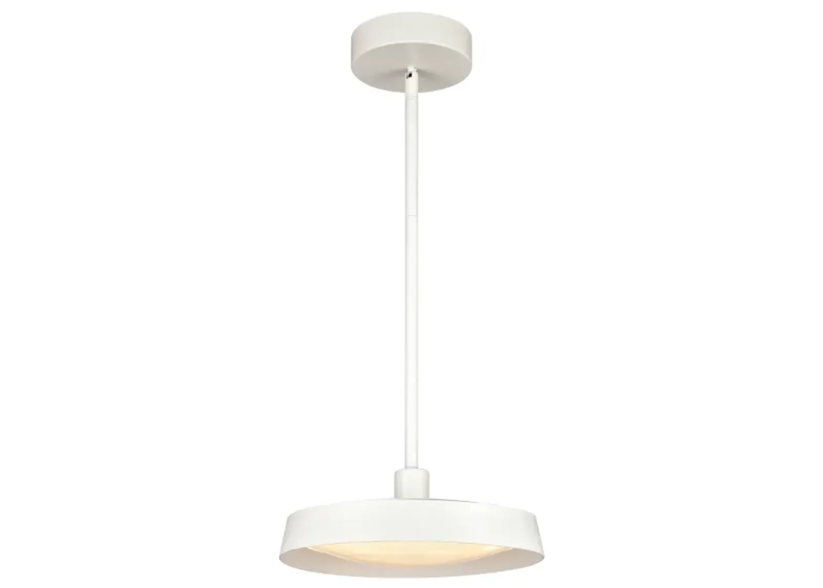 Nancy 11.75" WideLED Pendant - Matte White