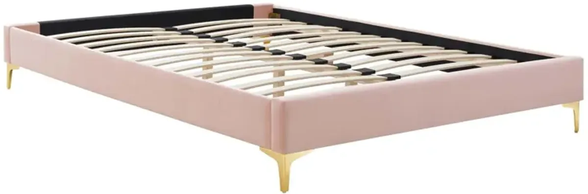 Sutton Full Performance Velvet Bed Frame