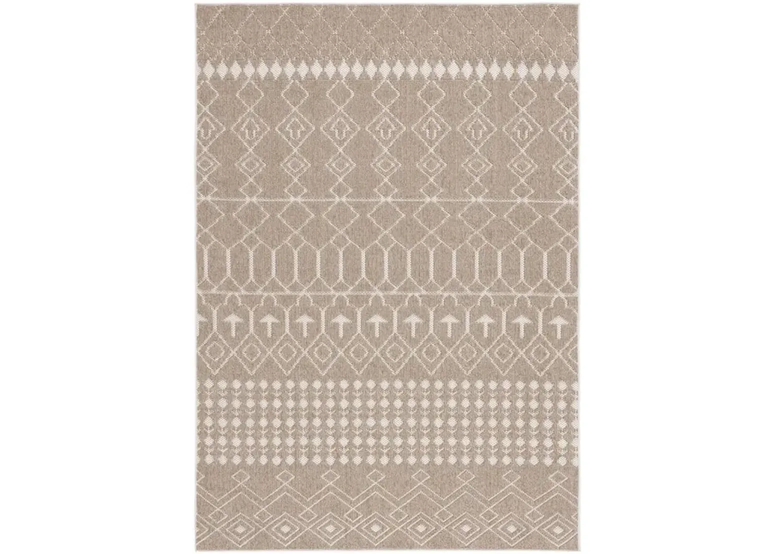 GLOBAL 212 Beige 8' X 10' Large Rectangle Rug