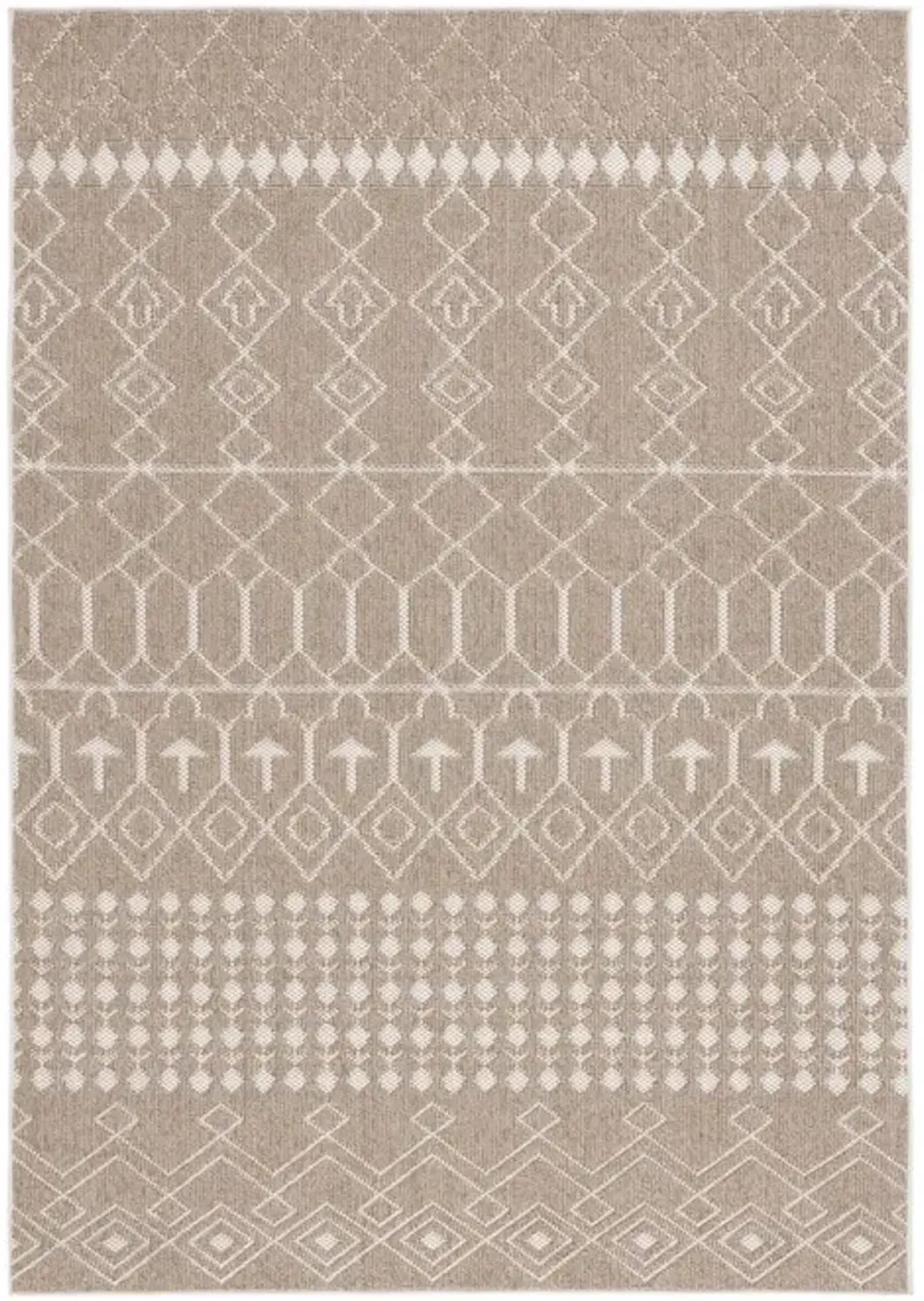 GLOBAL 212 Beige 8' X 10' Large Rectangle Rug