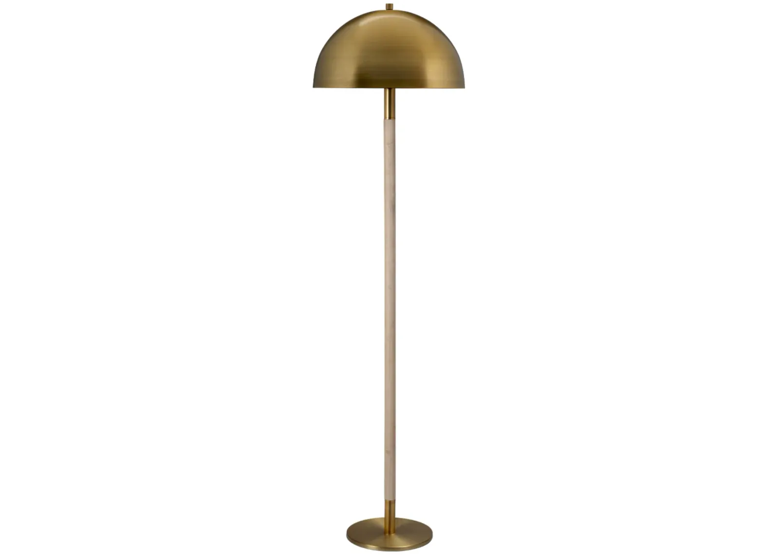 Merlin Metal and Wood Floor Lamp