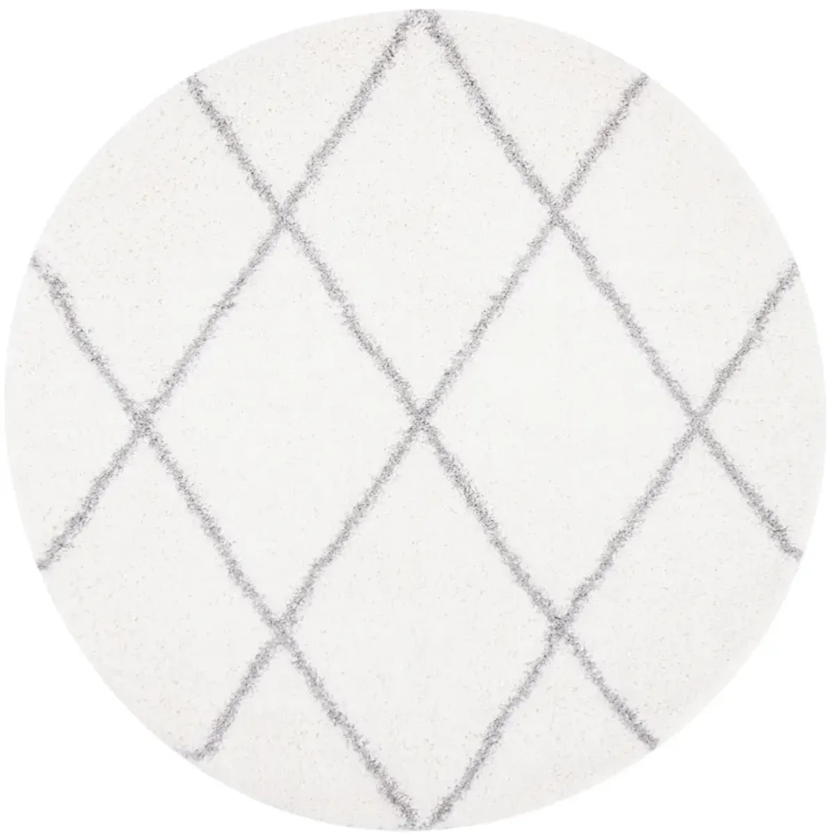 FONTANA SHAG Round Power Loomed 6'-7" X 6'-7" Round Rug