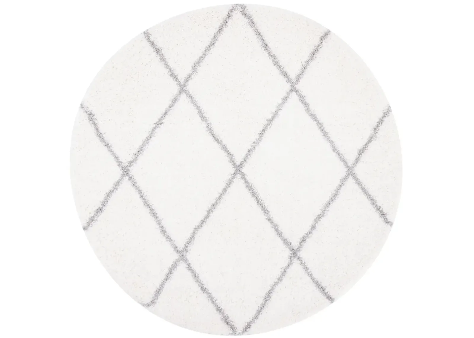 FONTANA SHAG Round Power Loomed 6'-7" X 6'-7" Round Rug