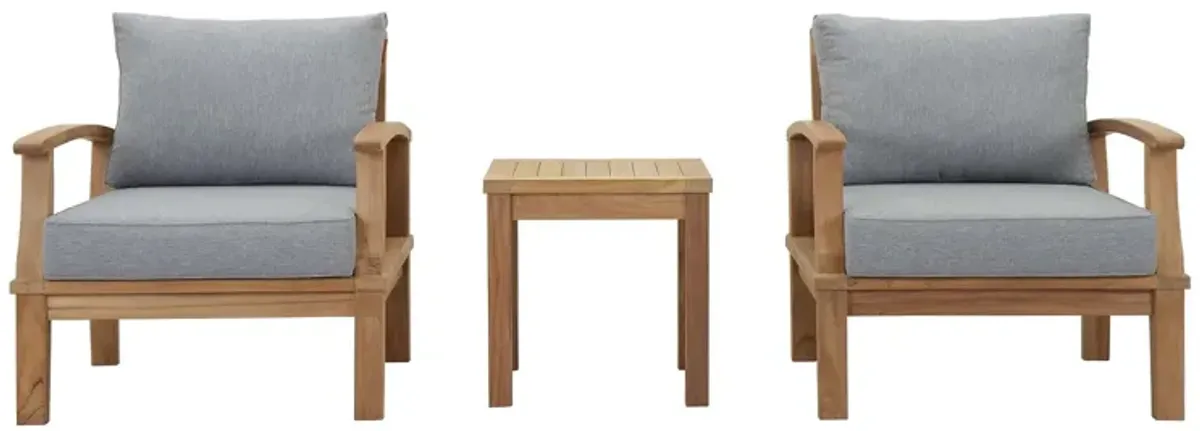 Marina 3 Piece Outdoor Patio Teak Set