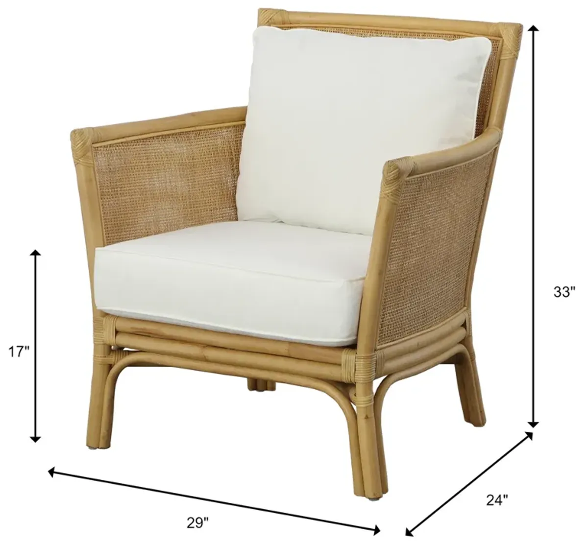 Pacific Rattan Armchair