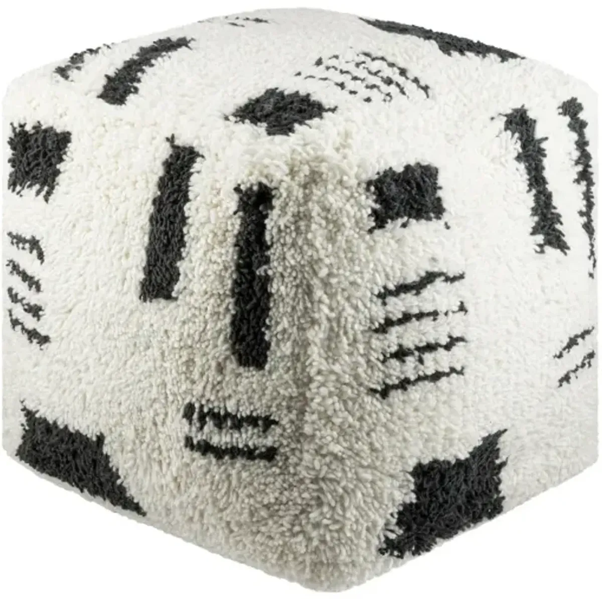 Aksel ASPF-002 18"H x 18"W x 18"D Pouf