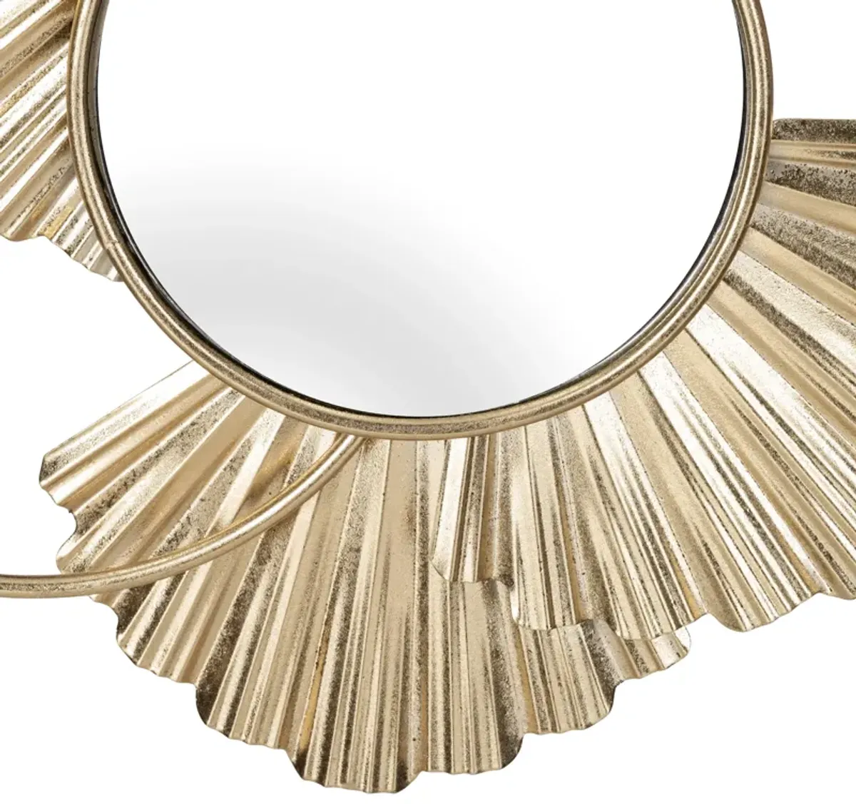 Fan Loops Mirrored Wall Decor