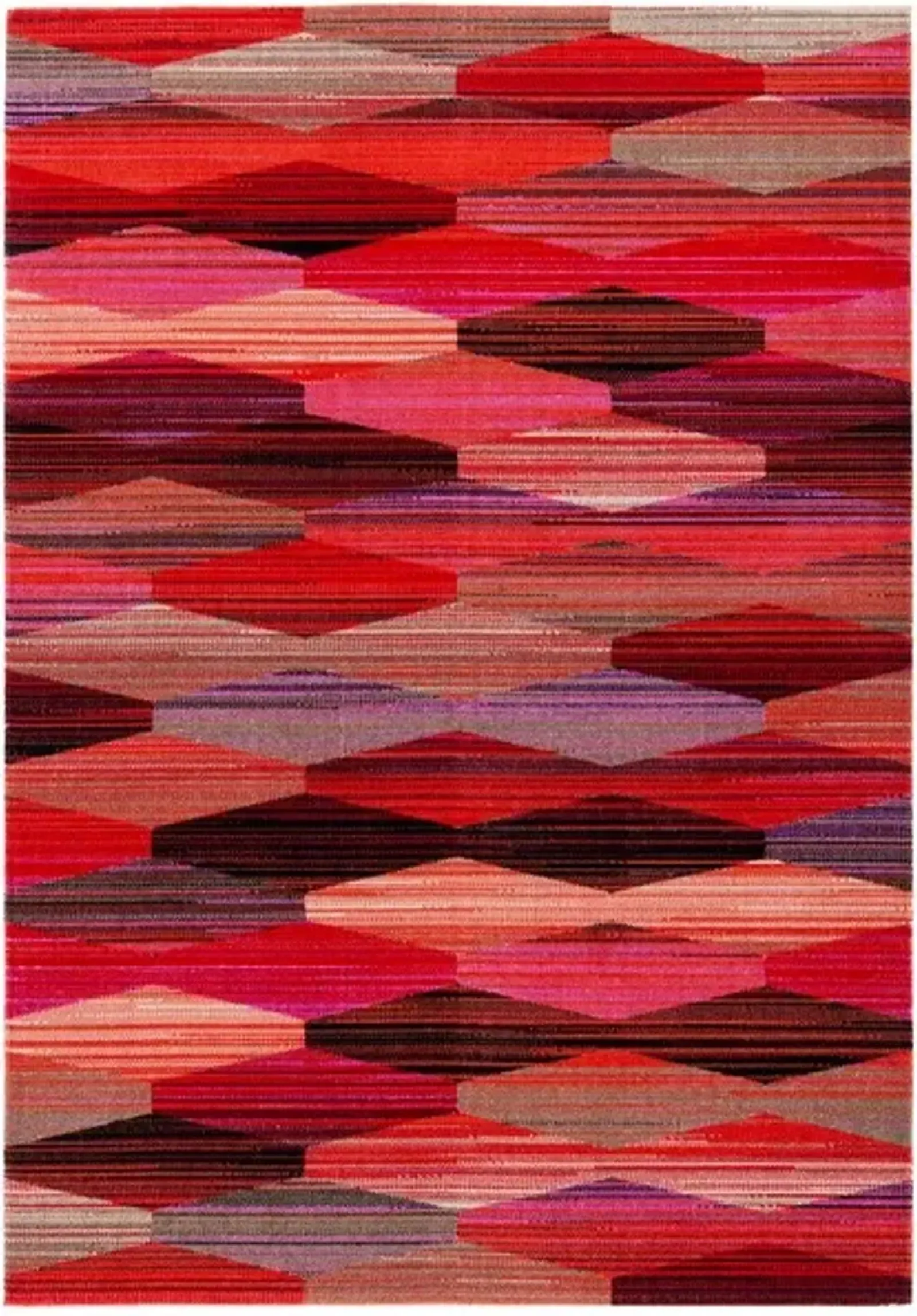 MONTAGE Collection MTG301Q-3 Red / Fuchsia 3' X 5'