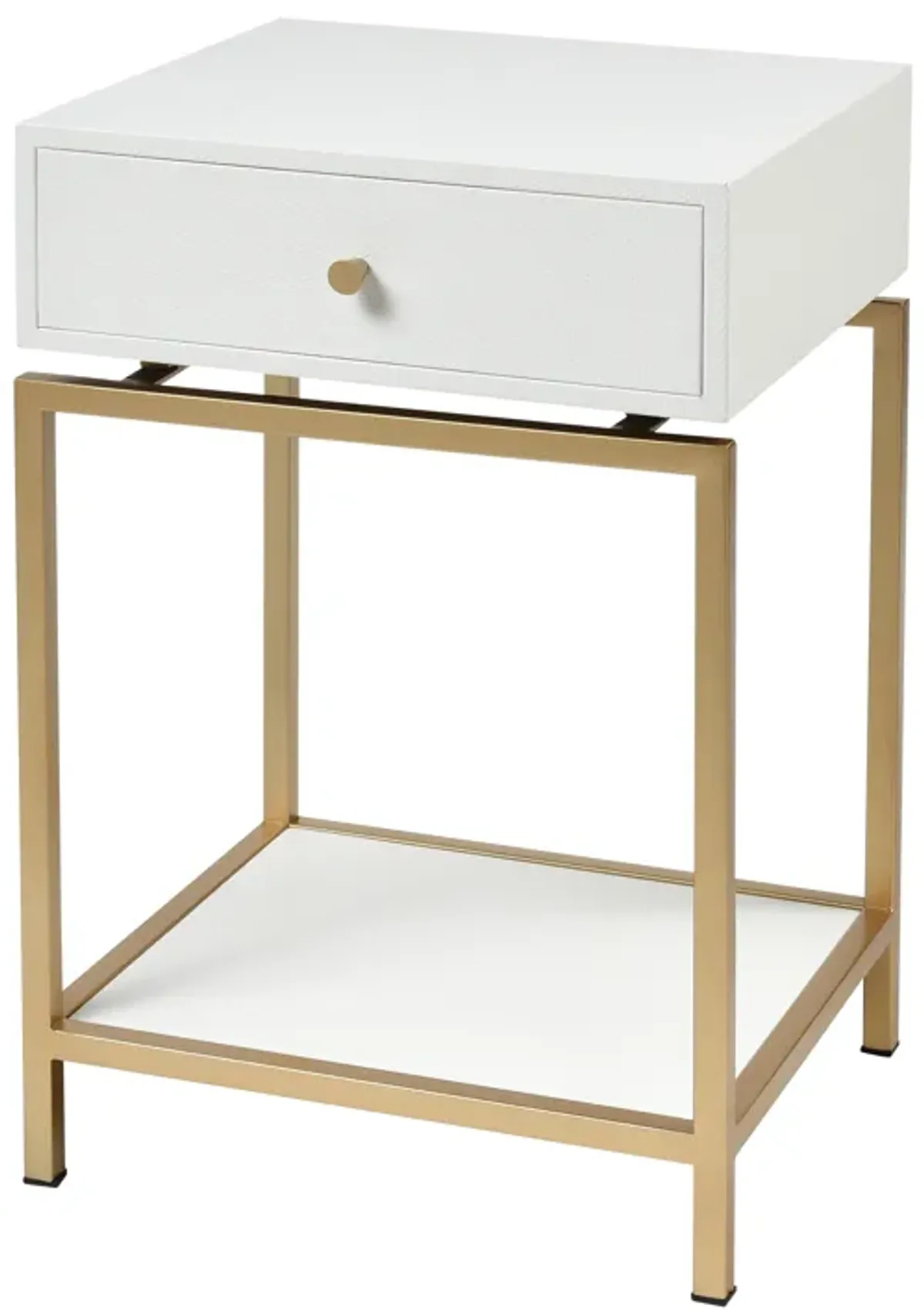 Clancy Accent Table - White