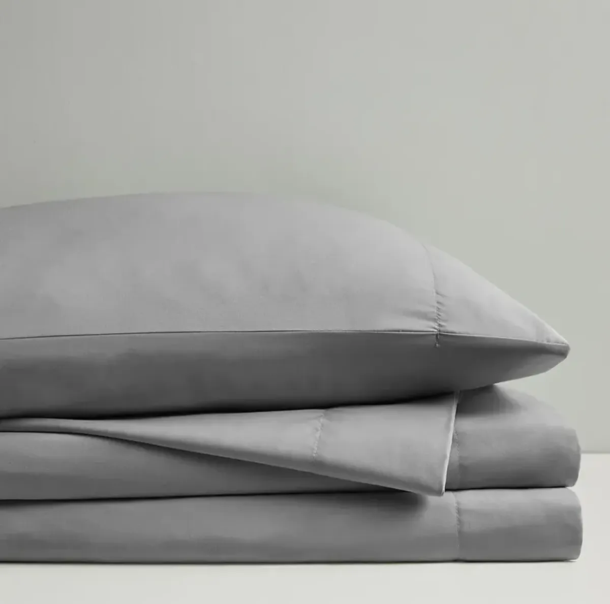 Sleep Philosophy Smart Cool Microfiber Grey Sheet Set