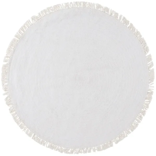 EASY CARE Hand Tufted 5' x 5' Round area rug