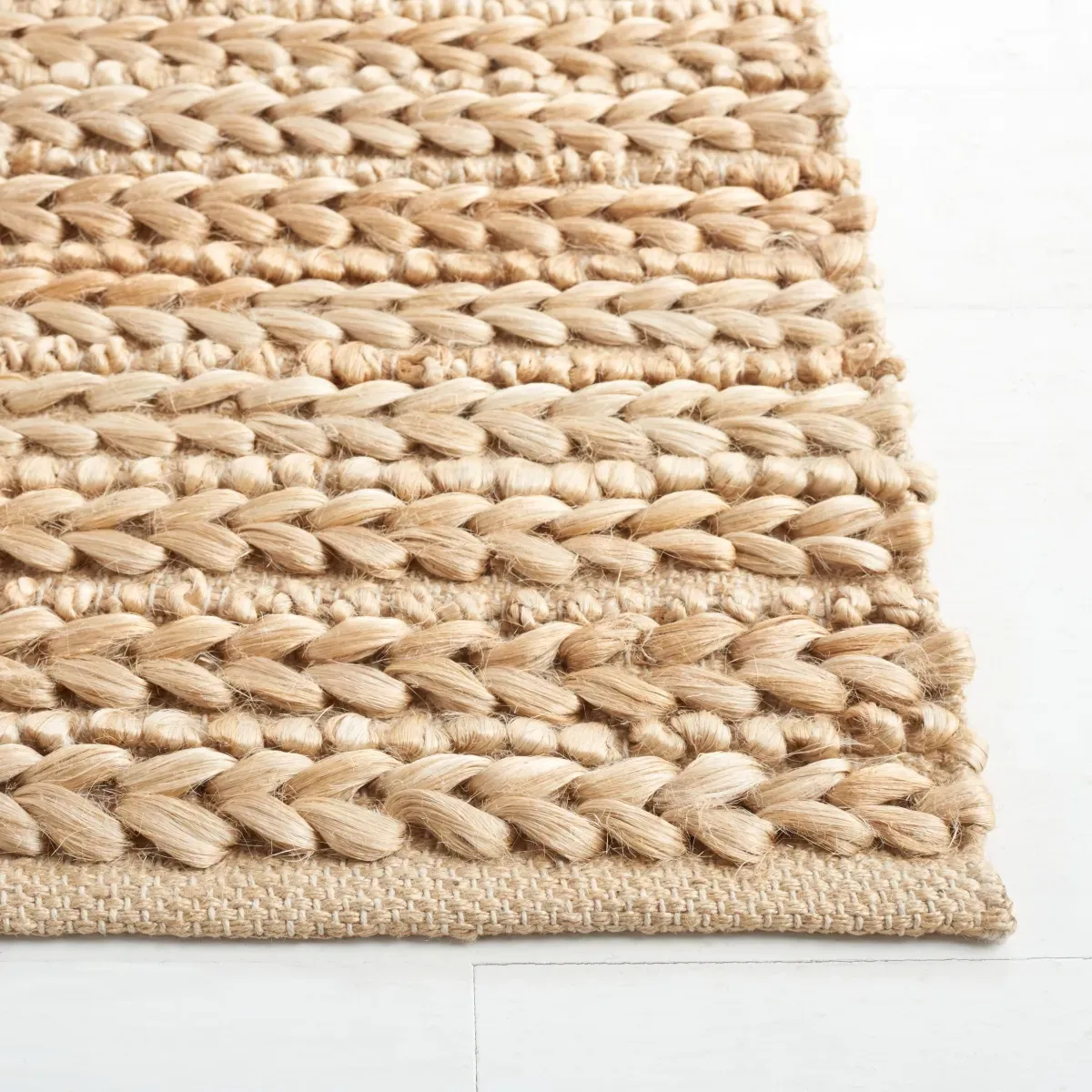 NATURAL FIBER 103 NATURAL 6' x 6' Square Square Rug