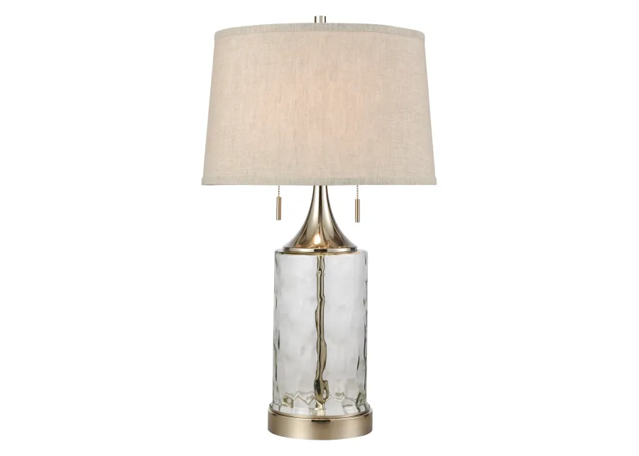 Tribeca 27" High 2-Light Table Lamp - Clear