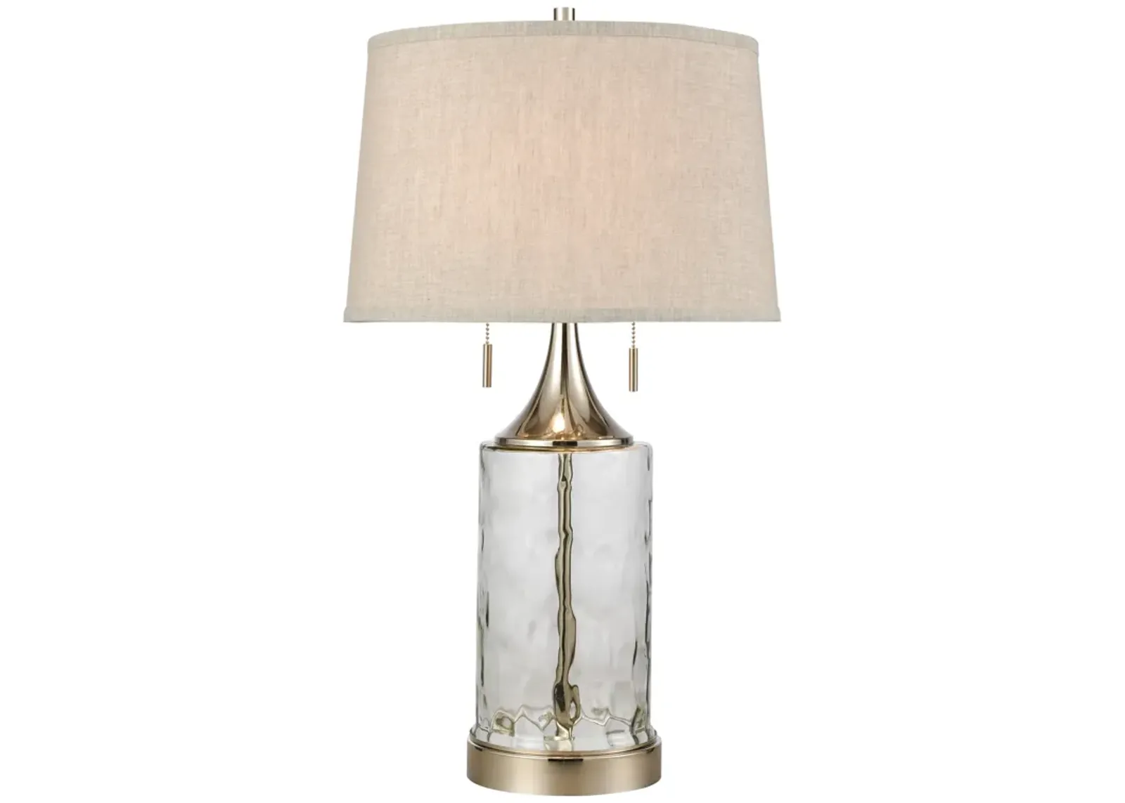 Tribeca 27" High 2-Light Table Lamp - Clear