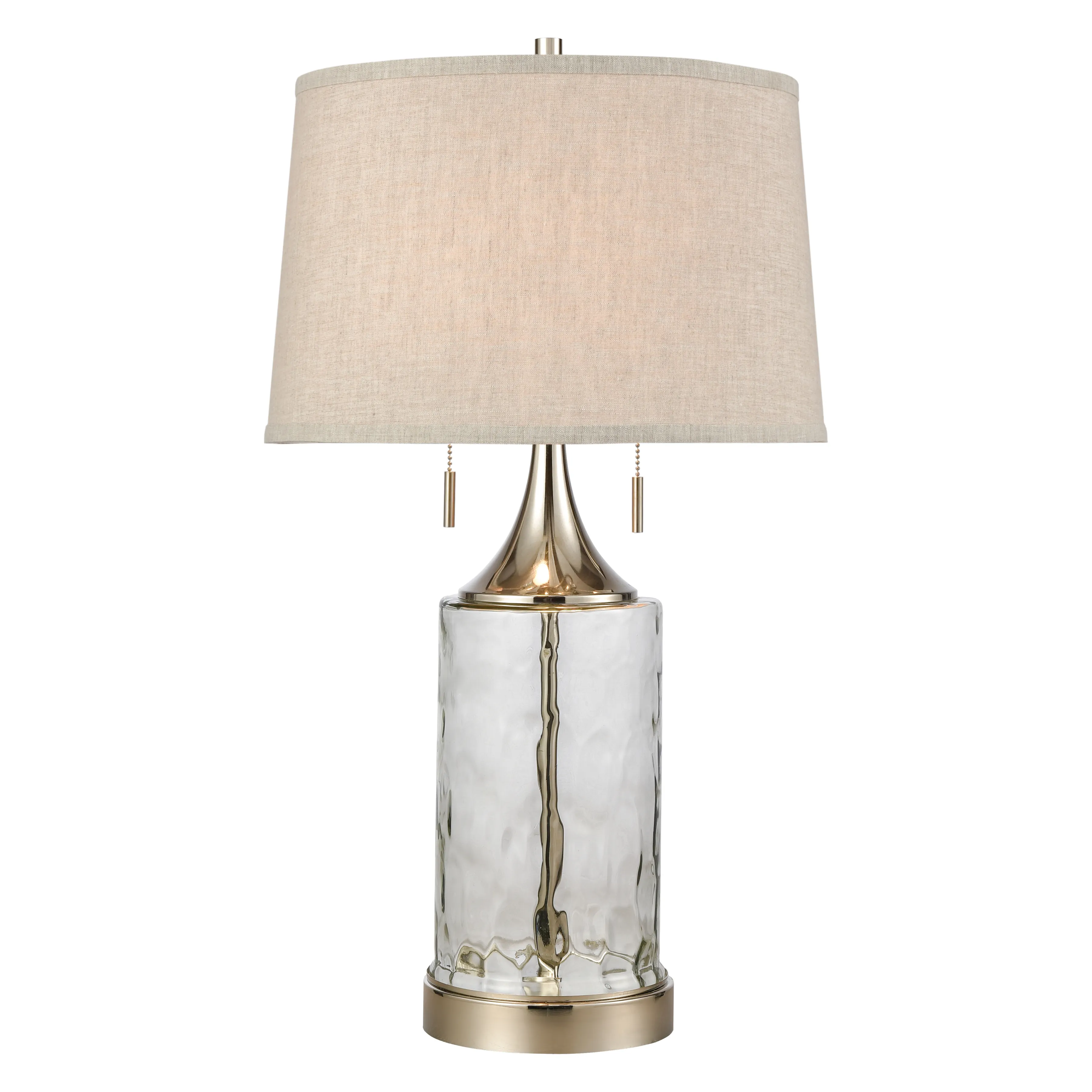 Tribeca 27" High 2-Light Table Lamp - Clear