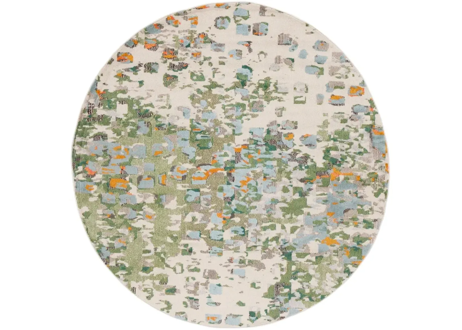 MONACO 225 SAGE  6'-7' x 6'-7' Round Round Rug