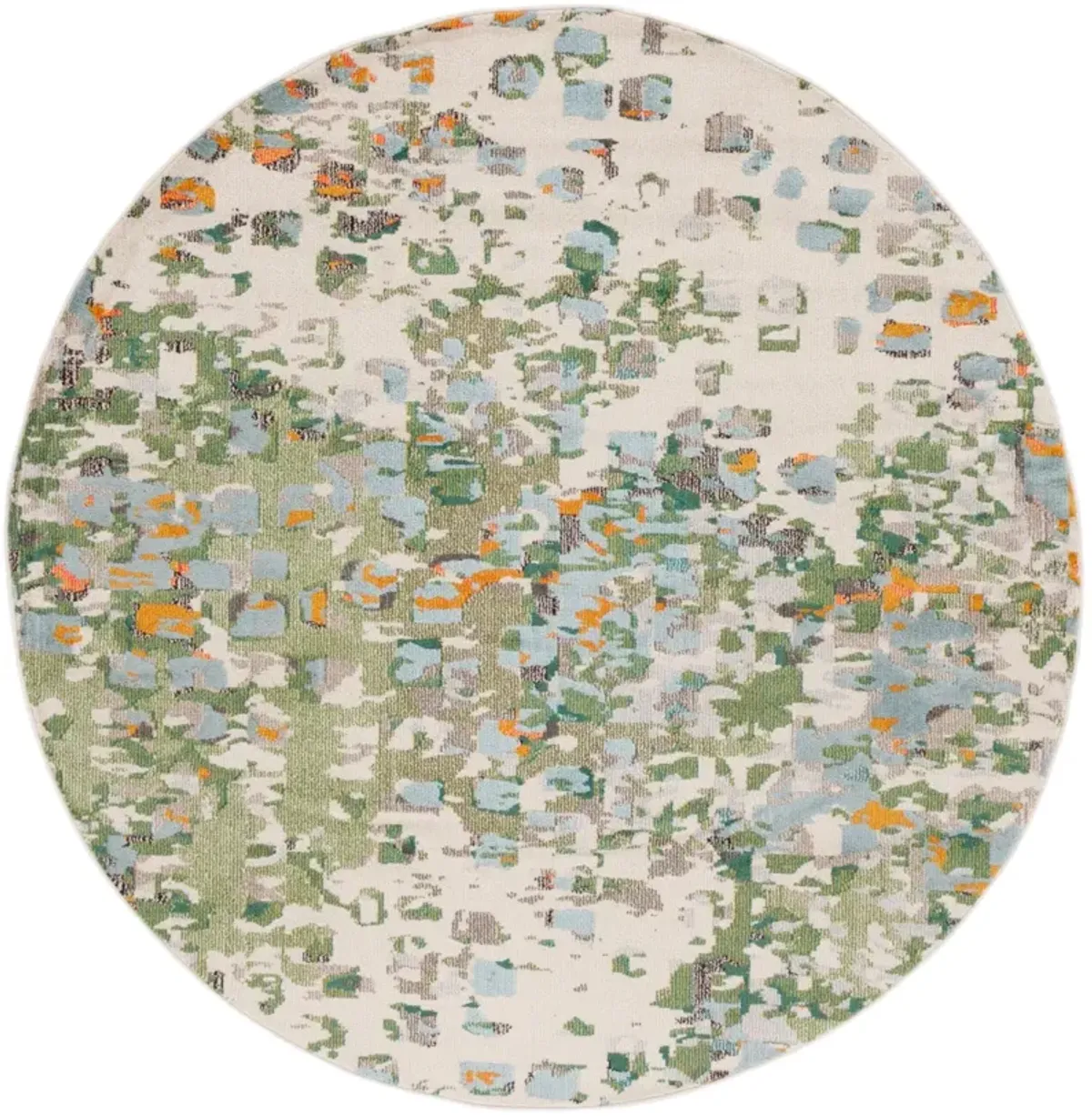 MONACO 225 SAGE  6'-7' x 6'-7' Round Round Rug