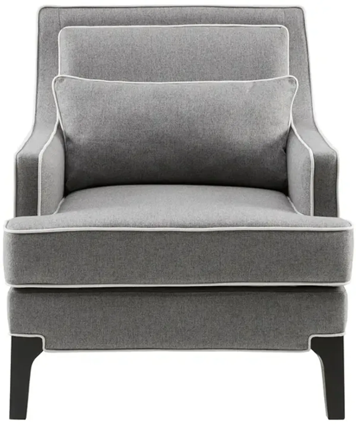 Madison Park Signature Collin Grey/Black Arm Chair