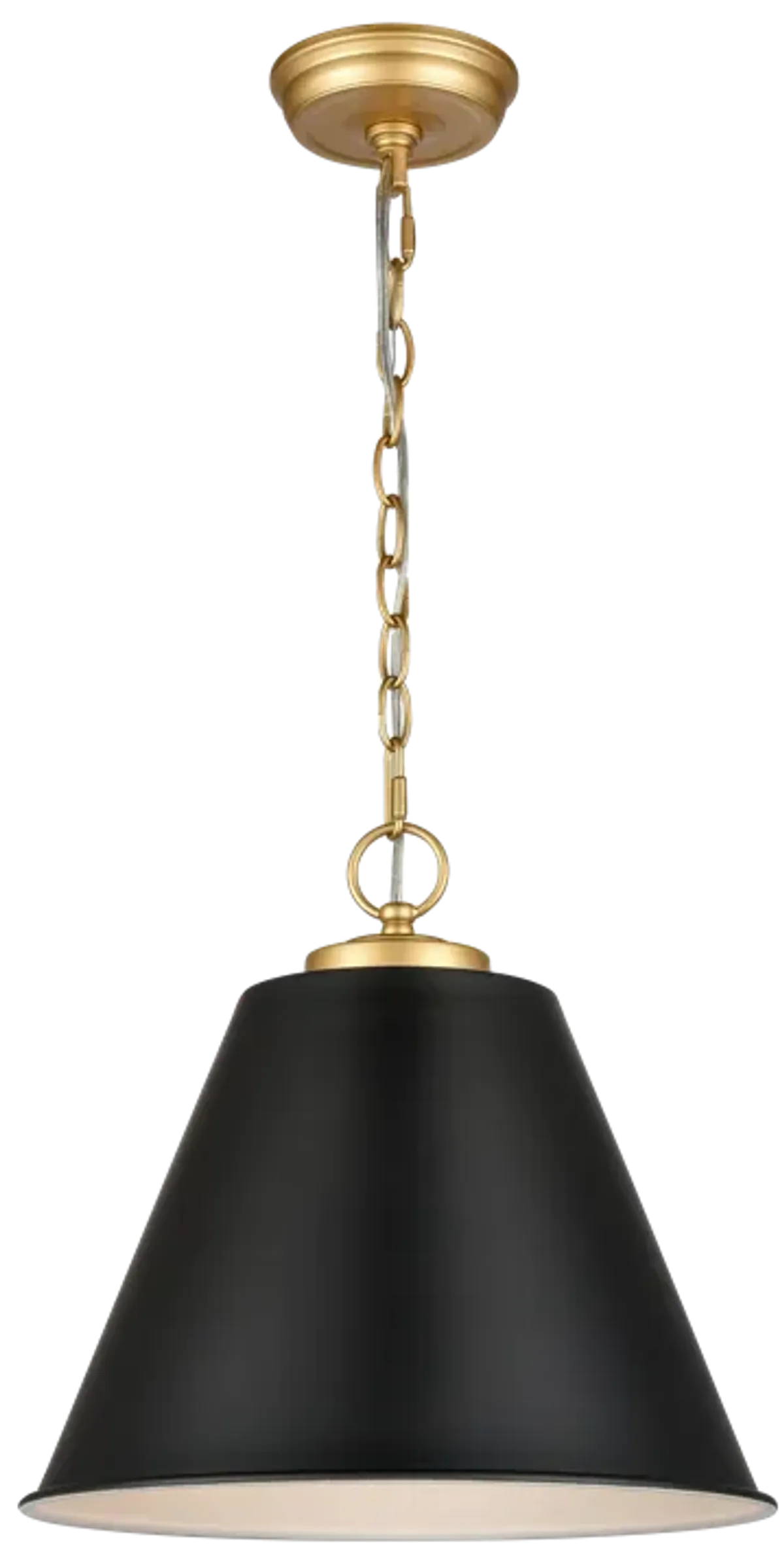 Vellus 14" Wide 1-Light Pendant - Matte Black