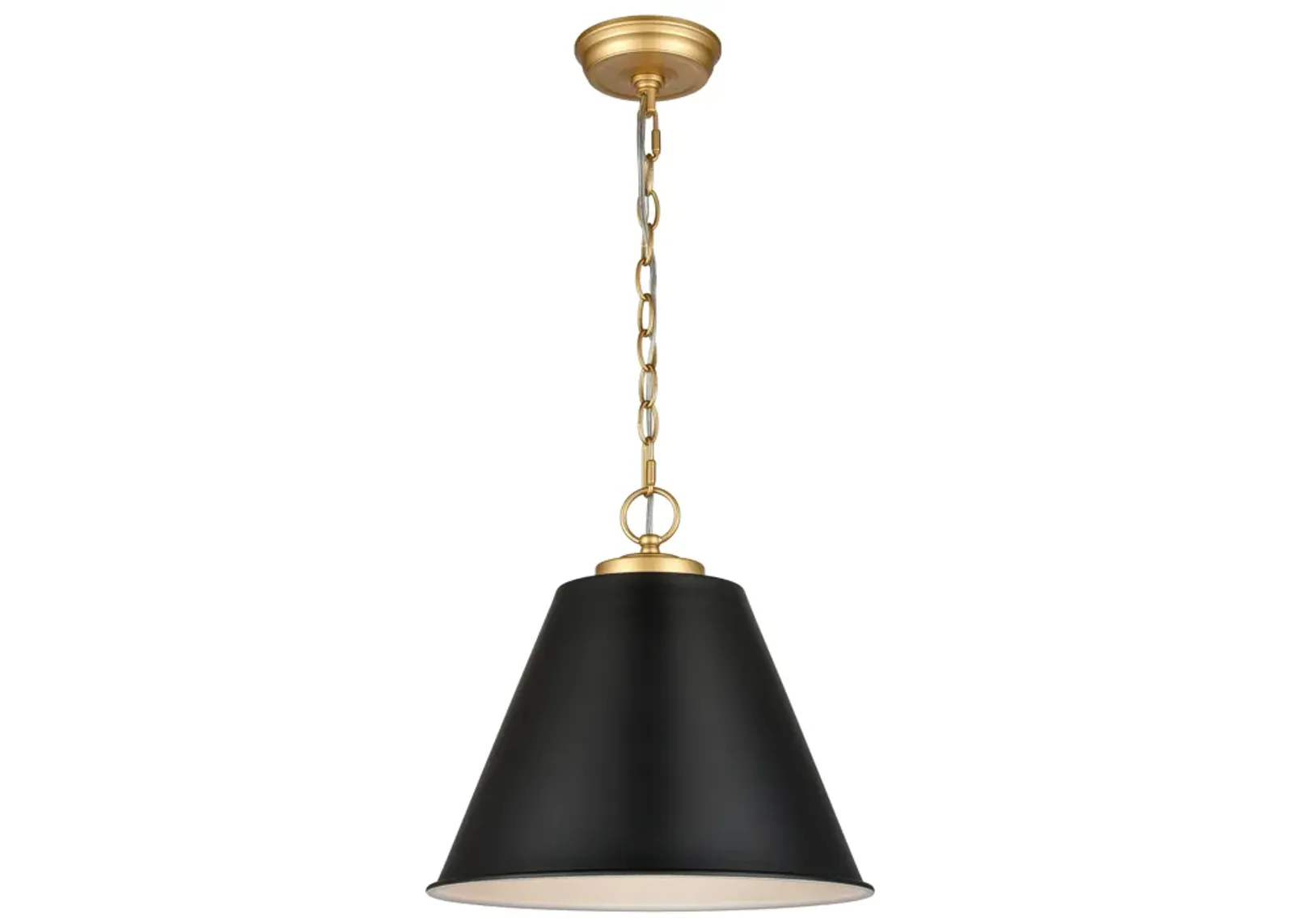 Vellus 14" Wide 1-Light Pendant - Matte Black